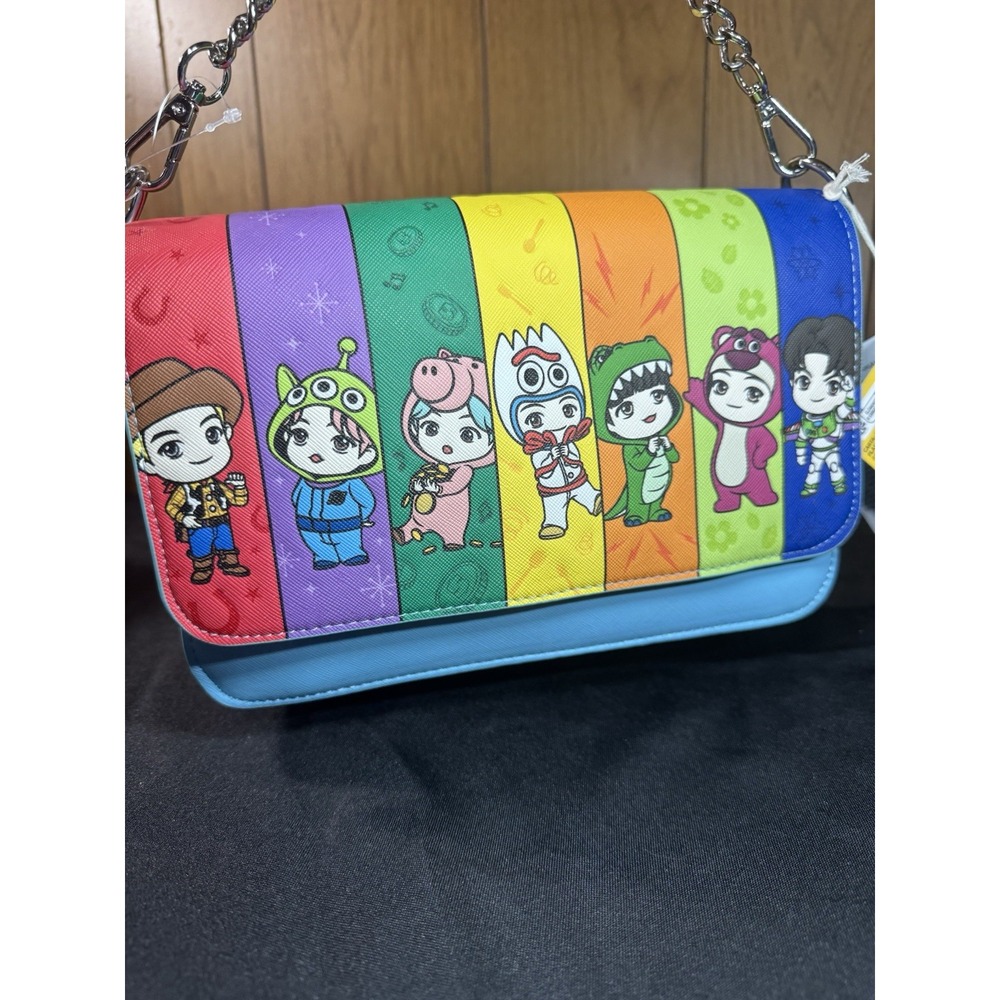 Loungefly Disney TOY STORY Crossbody Bag Tiny Tan - Picture 6 of 9